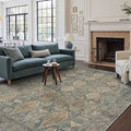 GENIMO 8x10 Area Rugs for Living Room, Machine Washable Non Slip Vintage Rugs by GENIMO