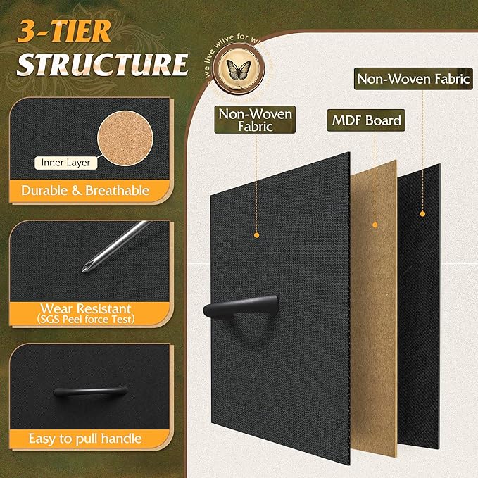 WLIVE Black Tall Dresser for Bedroom, 6 Drawer Dressers & Chests of Drawers - Image 6