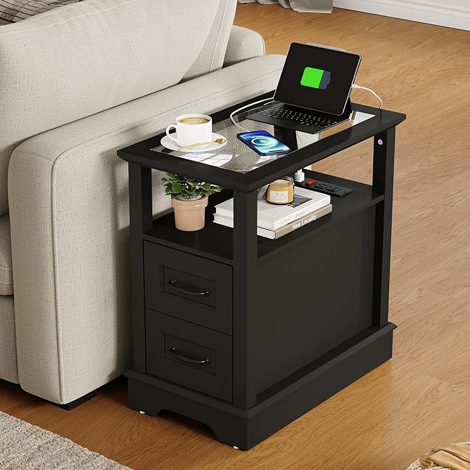 LINSY HOME Narrow End Table by LINSYHOME