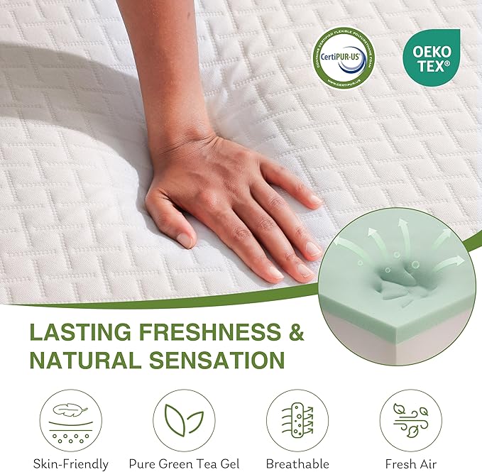 King Size Memory Foam Mattress, 10 Inch Bed Mattress in a Box - Image 4