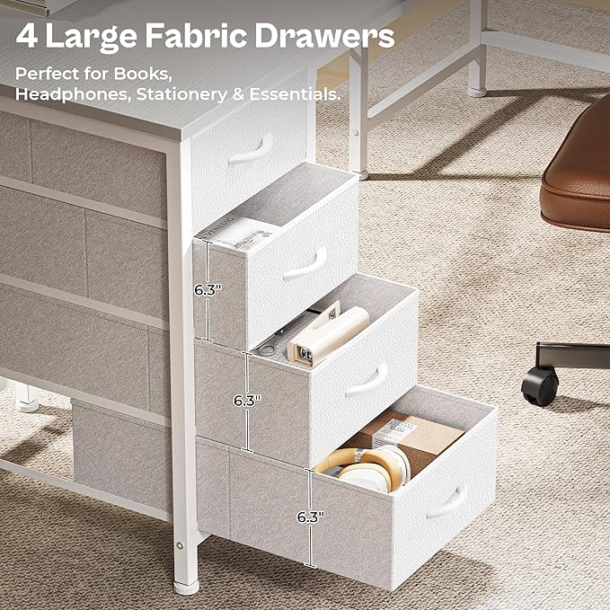 Huuger 63 Inch L Shaped Desk - Image 6