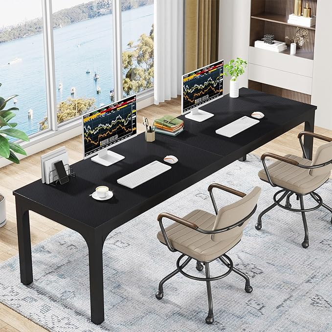 Tribesigns 78.7 Inches Extra Long Computer Desk 2 Person Desk, Double Long Desk by Tribesigns