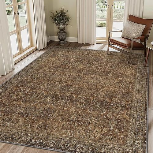 10X14 Area Rugs Machine Washable Rugs by BESBLEE