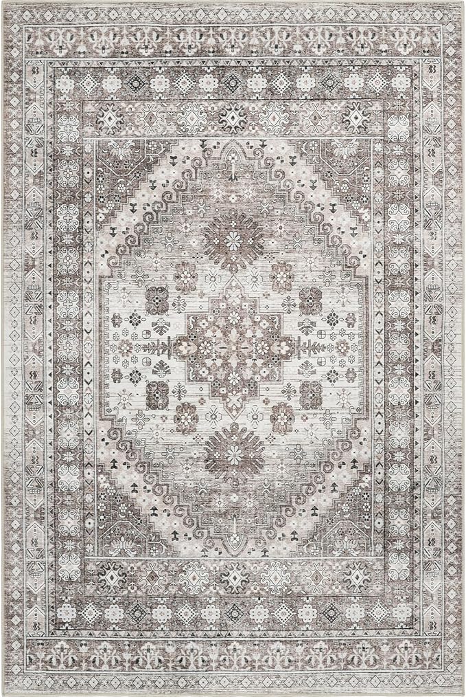 zesthome 7x9 Area Rug, Super Soft Washable Rugs - Image 3