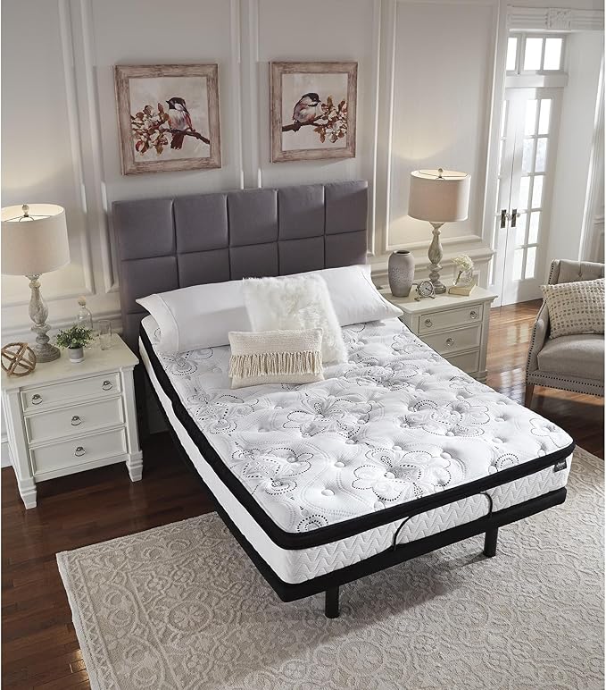 Signature Design by Ashley King Size Chime 12 Inch Medium Firm Hybrid Mattress - Image 11