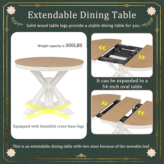 Need 42 Inch Round Dining Table Extendable to 54 Inch - Image 3