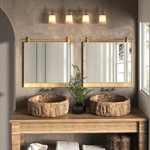 24x24 Inch Square Bathroom Vanity Mirror - Image 2