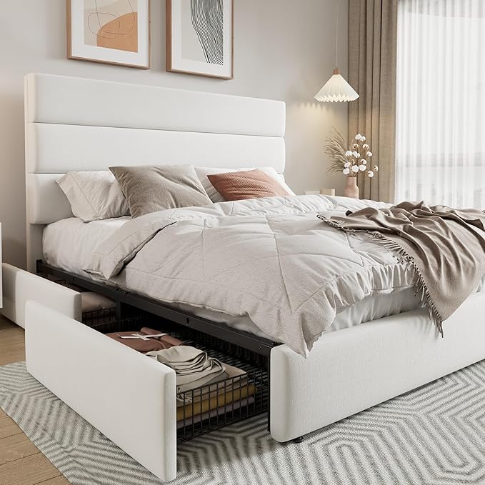 Allewie Modern Queen Size Platform Bed Frame by Allewie