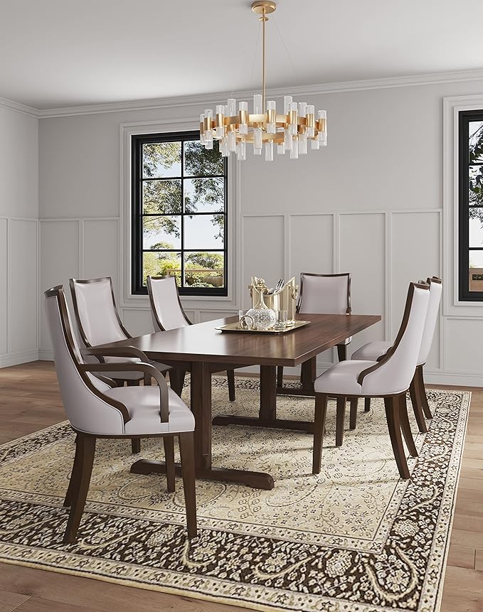 Manhattan Comfort Grand Faux Leather Dining Chair - Image 3