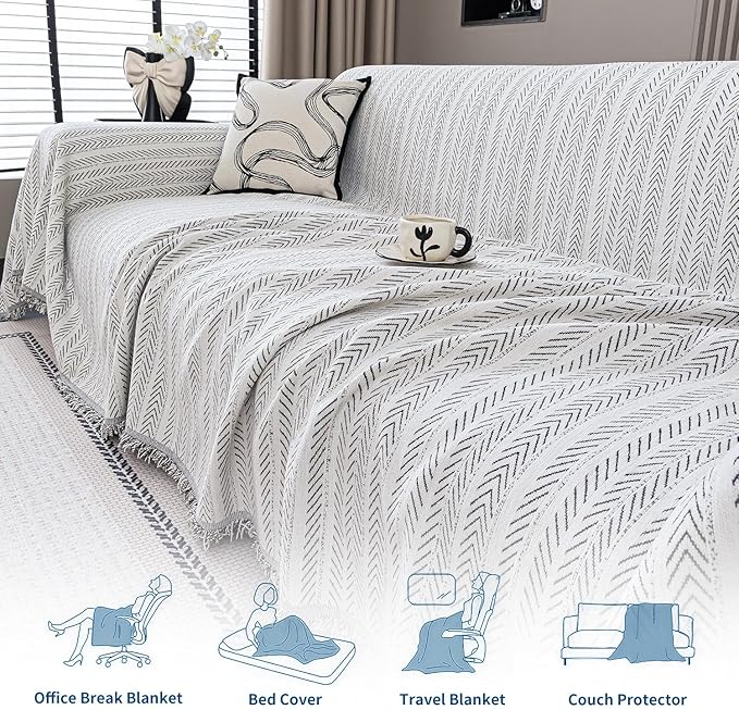 Nobildonna Sofa Chair Cover Waterproof Soft Thicken Chenille Cushion Couch Cover - Image 7