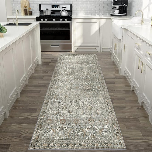 2X5 Area Rugs Machine Washable Rugs by BESBLEE