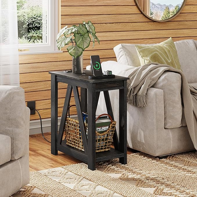 WLIVE End Tables Living Room Set of 2 - Image 7