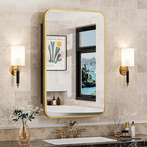 16x24 Inch Mirror Medicine Cabinet by ACEMIRO