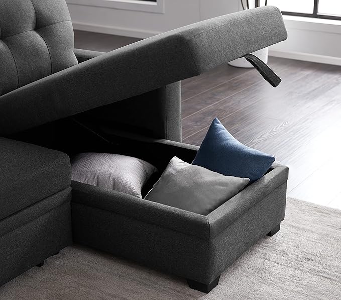Devion Furniture Philly 4-in-1 Convertible L Shaped Couch - Image 5