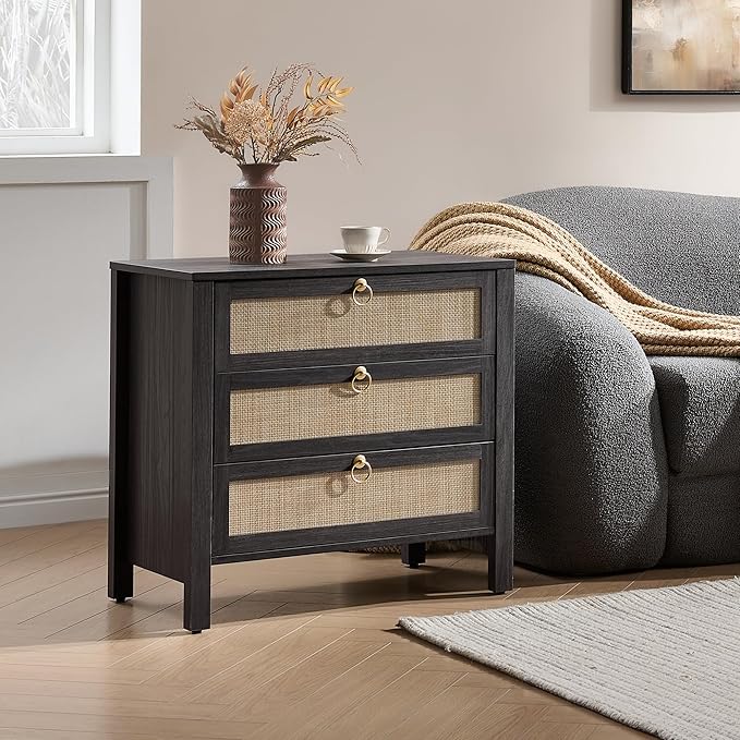 SICOTAS Nightstand Set 2 with Drawers - Image 8