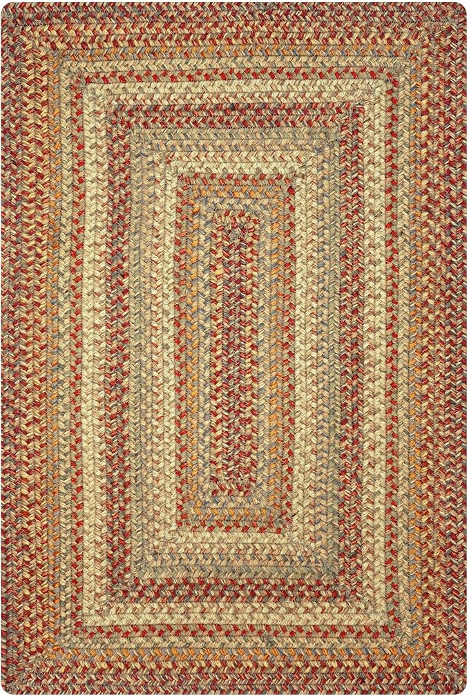 Homespice Harvest Jute Brown 4x6' Braided Area Rug - Image 9