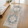 GENIMO 2x12 Runner Rugs for Hallway, Machine Washable Non Slip Vintage Rugs by GENIMO