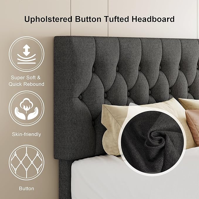 Feonase Queen Platform Bed Frame - Image 3