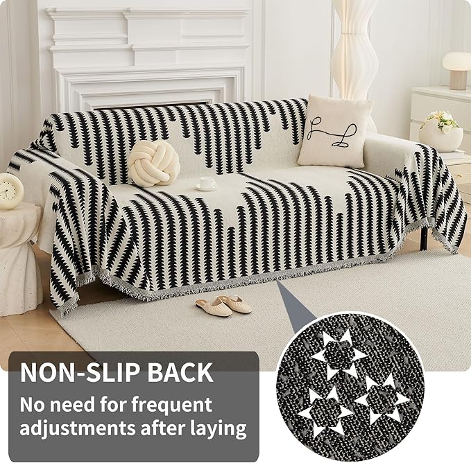HAOMAIJIA Boho Sofa Covers Couch Covers - Image 2