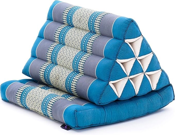 Leewadee 1-Fold Mat with Triangle Cushion – Comfortable TV Pillow, Foldable - Image 9