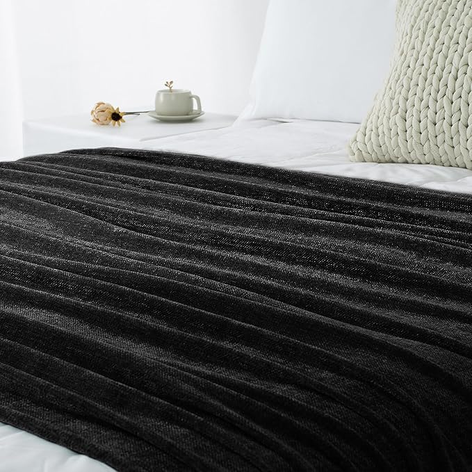 Chenille Throw Blanket for Couch 50"X 60", Soft Cozy Throws - Image 9