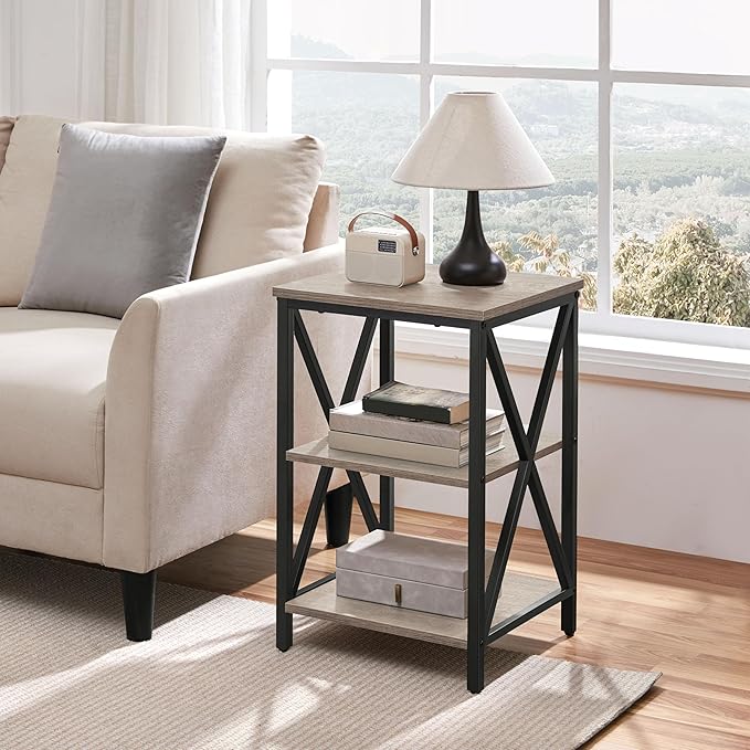 Yaheetech End Table Living Room, 3-Tier Side Table - Image 2