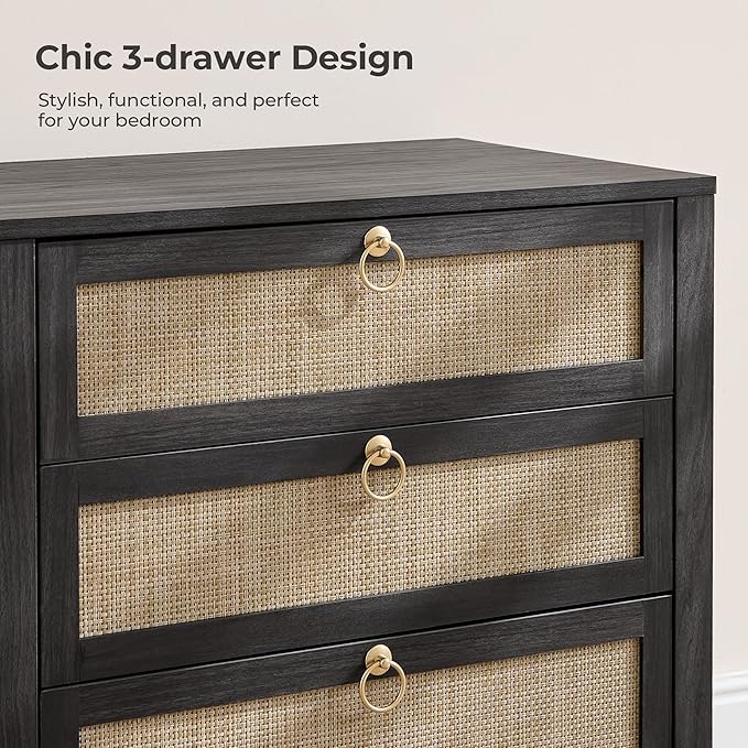SICOTAS Nightstand Set 2 with Drawers - Image 5