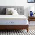 LUCID 2 Inch Traditional Foam Mattress Topper by Lucid