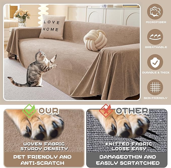MYSKY HOME Couch Cover Sofa Covers - Image 3