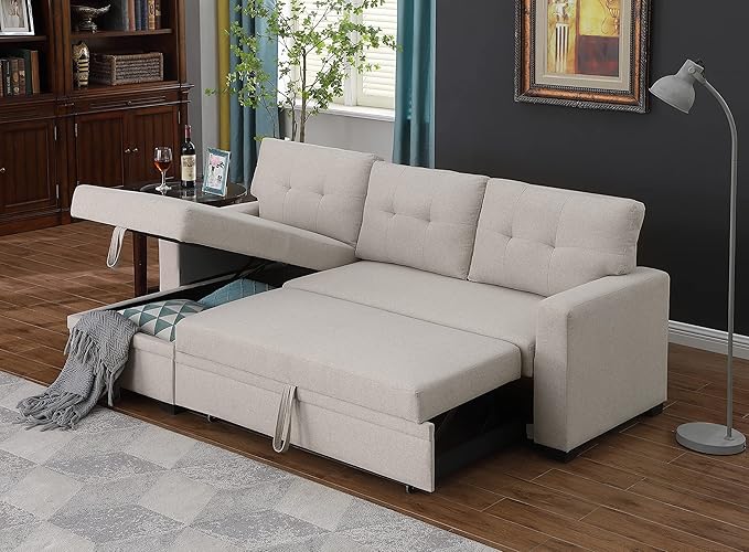 Devion Furniture Meridian 4-in-1 Convertible L Shaped Couch - Image 4