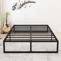 14 Inch Full Size Bed Frame No Box Spring Needed, Heavy Duty Metal Platform Beds by Lutown-TeenHome