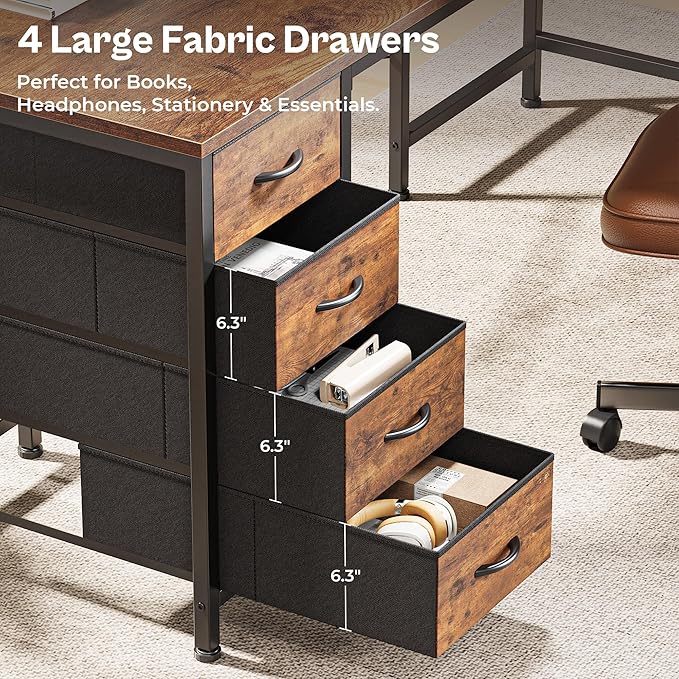 Huuger 63 Inch L Shaped Desk - Image 6