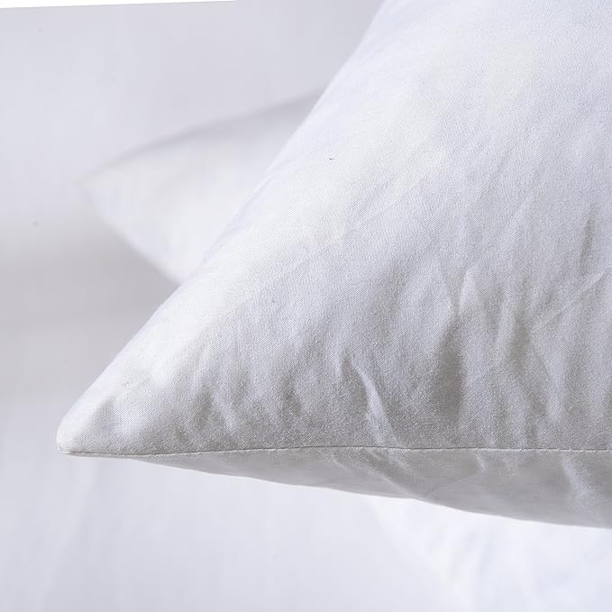 14x14 Decorative Throw Pillow Inserts-Down Feather Pillow Inserts-Square-Cotton - Image 7