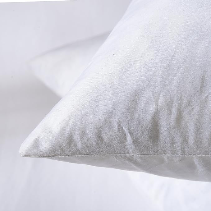 26x26 Euro Throw Pillow Inserts-Down Feather Pillow Inserts-Cotton Fabric-Set - Image 7