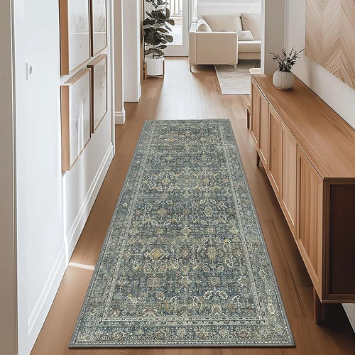 2X7 Area Rugs Machine Washable Rugs by BESBLEE