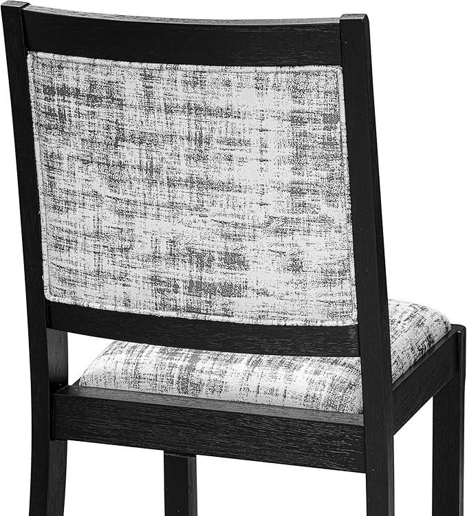 East West Furniture LGX25-BLK-30 -5 Piece Dining Set Includes a Rectangular - Image 13