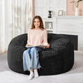 HABUTWAY 4FT Bean Bag Chair, Memory Foam Beanbag Chair by HABUTWAYMakeYourLifeComfortable