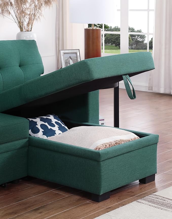 Devion Furniture Garisa 4-in-1 Convertible L Shaped Couch - Image 7