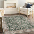 Washable Area Rug 4'x6' Vintage Traditional Floor Cover Foldable Thin Rugs by CHAMPLANT