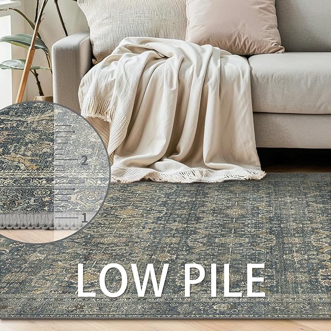 2X10 Area Rugs Machine Washable Rugs - Image 5