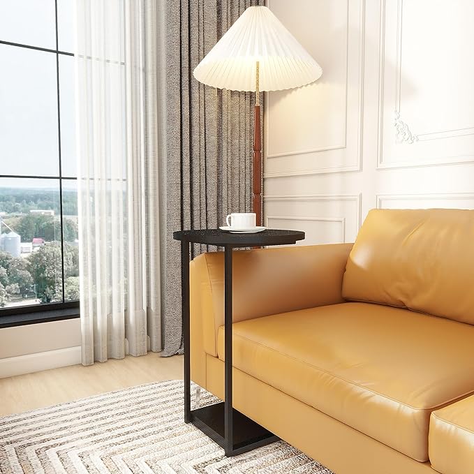 HDANI C End Table, Couch Table That Slide Under, Small Sofa Side Table in - Image 2