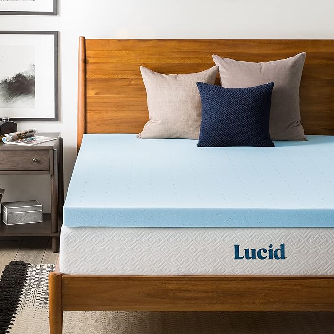 LUCID - LU30FF30GT Lucid 3 Inch Gel Infused Memory Foam Mattress by Lucid