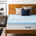LUCID 3 Inch Mattress Topper Full XL by Lucid