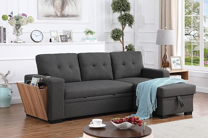 Devion Furniture Maison 4-in-1 Convertible L Shaped Couch - Image 4