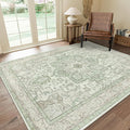 GENIMO 10x14 Area Rugs for Living Room, Machine Washable Non Slip Vintage Rugs by GENIMO