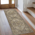 GENIMO 3x7 Runner Rugs for Hallway, Machine Washable Non Slip Vintage Rugs by GENIMO