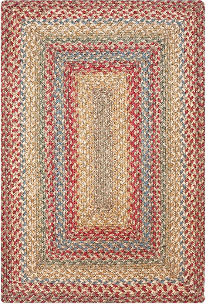 Homespice Azalea Multicolor Braided Area Rugs, 8x10' Rectangle - Image 9