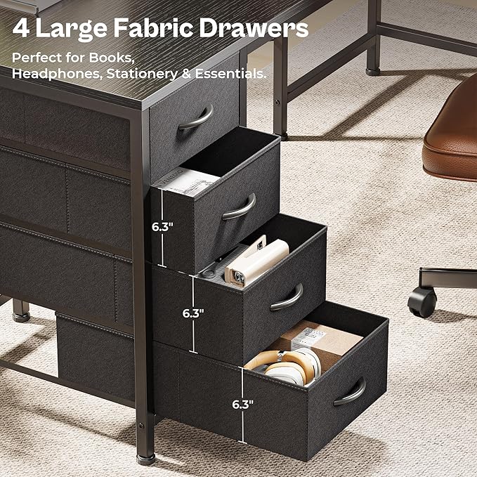 Huuger 63 Inch L Shaped Desk - Image 6