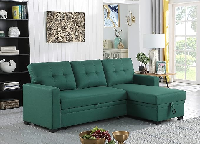 Devion Furniture Garisa 4-in-1 Convertible L Shaped Couch - Image 4
