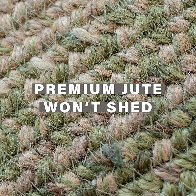 Homespice Grassland Braided Oval Area Rugs 4x6' - Image 5